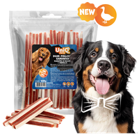 Przysmaki dla psa smaczki kanapki z kaczki i mintaja 500g CHEWY UNIQ PETS