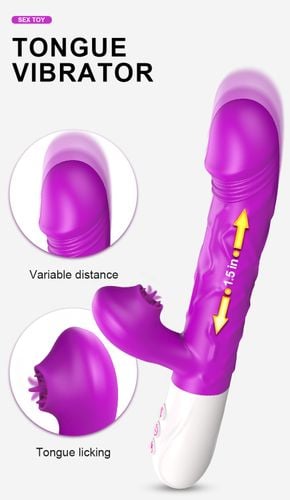 Wibrator  SiliconeTongue Vibrator, USB 10 Function na Arena.pl