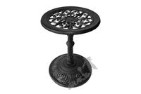 MINI STOLIK H08 - NISKI Z BLATEM KWIATOWYM ŻELIWNY