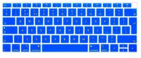 etui nakładka  na klawiaturę macbook 13/13 pro  15pro niebieska usa