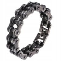 GIGANT BRANSOLETKA ŁAŃCUCH MOTOCYKLOWY 22MM 21,5CM STAL CHIRURGICZNA