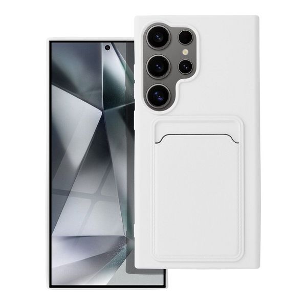 Futerał CARD CASE do SAMSUNG S24 Ultra biały zdjęcie 1