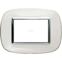 AXOLUTE - Ramka owalna 3 moduły LIQUID WHITE Bticino HB4803DB