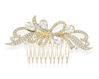 Wieczorowy grzebień  do włosów z dżetami