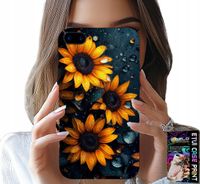 ETUI DO IPHONE ( 7 PLUS ) - SŁONECZNIKI, SŁONECZNIK, KWIECISTE WZORY