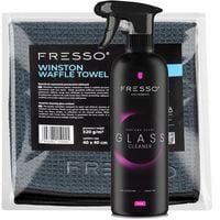 Fresso Zestaw Do Mycia Szyb Glass Cleaner 0,5L + Winston Mikrofibra Waflowa