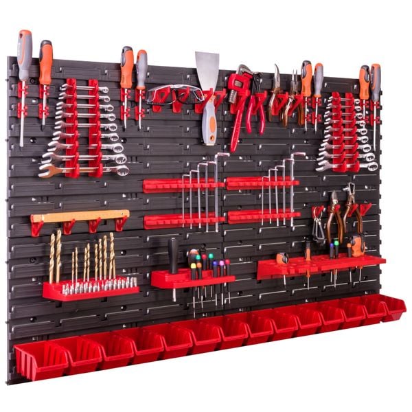 Tablica warsztatowa narzędziowa 117x78 cm ścianka garaż zdjęcie 1