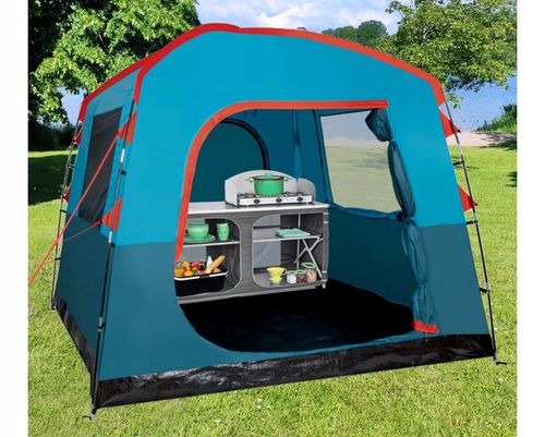 Przedsionek kempingowy NAMIOT wysoki dostawka przyczepy kampera 2,5m 6os na Arena.pl