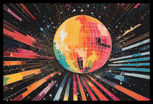 Plakat 45x30cm Disco Gra! na Arena.pl