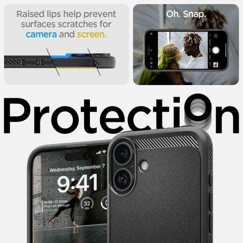 etui plecki do iphone 16 rugged armor magsafe - czarne na Arena.pl