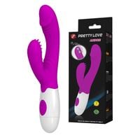 Wibrator Silikonowy Z Masażerem Łechtaczki - Pretty Love Andre