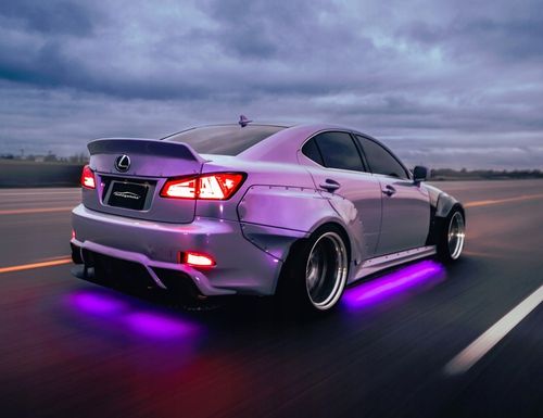 Oświetlenie podwozia Auta LED RGB Tuning Zestaw Android iOS Bluetooth na Arena.pl