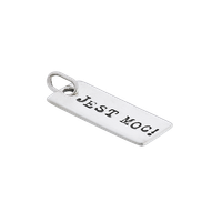 Fit Kolekcja - Zawieszka na łańcuszek srebrna blaszka JEST MOC!