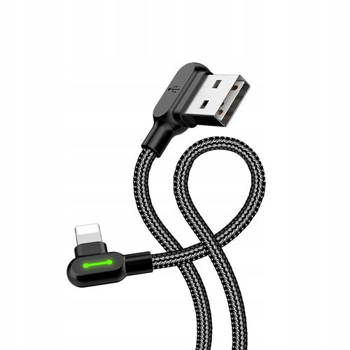 mcdodo kabel kątowy 90° lightning dwustronny do iphone 11 12 13 14 na Arena.pl