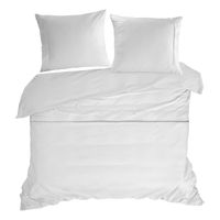 Pościel satyna 160x200 + 70x80 biała Eva Minge Elegant1A luksusowa