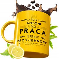 Złoty Kubek Premium Dla Antoniego Na Urodziny Na Prezent Z Nadrukiem Z Nadr