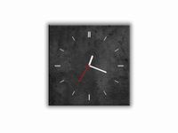 ZEGAR SZKLANY KWADRATOWY - Beton