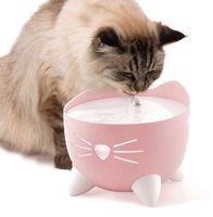 PIXI Catit Fontanna poidełko miska na wodę z filtrem dla kota 2,5 L różowa