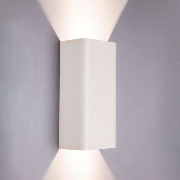 Kinkiet LAMPA ścienna BERGEN 9706 Nowodvorski metalowa OPRAWA prostokątna biała zdjęcie 2