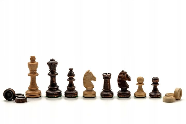 Szachy+ Backgammon+Warcaby duże/ Tryktrak zdjęcie 11