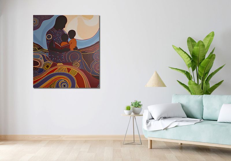 Obraz 90x100cm Opowieści Przodków zdjęcie 2