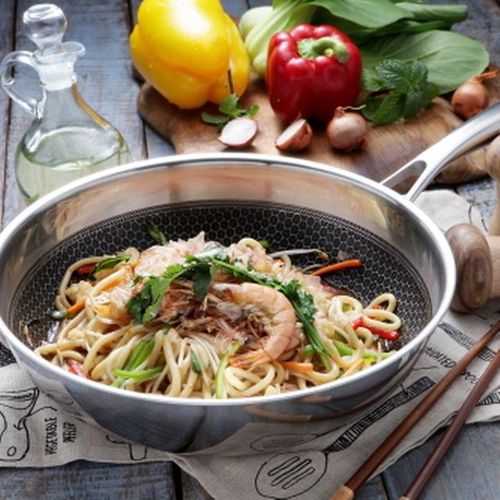 Patelnia wok 28 cm Cookcell na Arena.pl