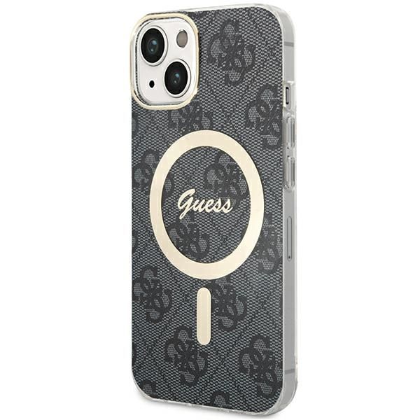 Etui Guess do iPhone 15 Plus, iPhone 14 Plus, Czarny, MagSafe zdjęcie 1
