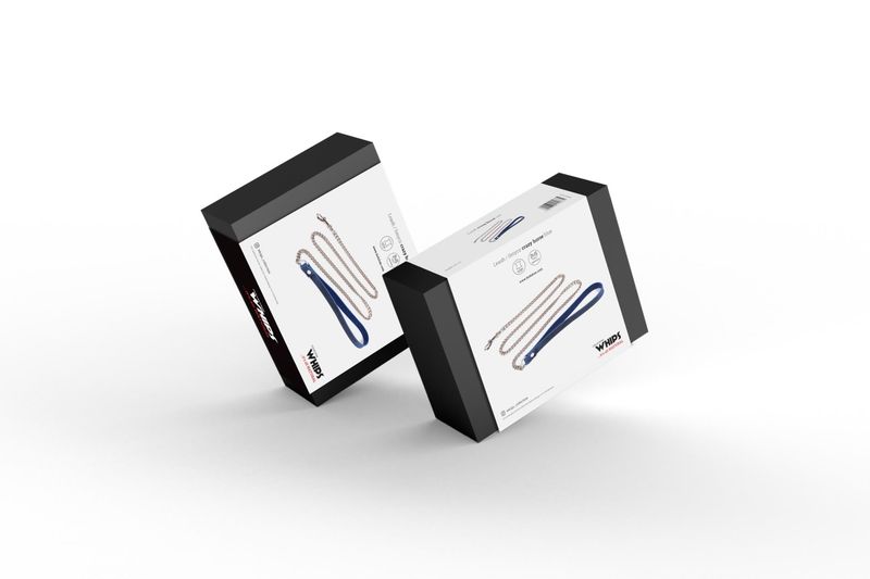 Smycz- Leash Crazy Horse Blue zdjęcie 2