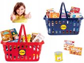 KOSZYK SKLEPOWY NA ZAKUPY DLA DZIECI + AKCESORIA DO SKLEPU PRODUKTY