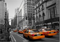 100 70CM OBRAZ PŁÓTNO MANHATTAN TAXI PŁÓTNO RAMA