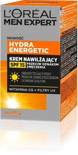 Krem Do Twarzy Męski Loreal Men Expert Hydra Energetic Z SPF15 50ml na Arena.pl