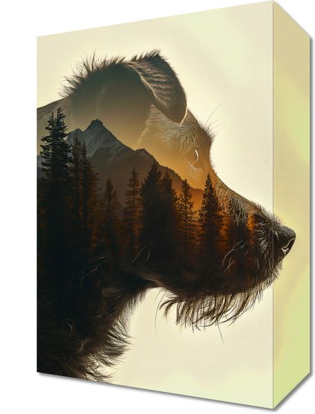 Obraz 20x30cm Psi Duch Lasu zdjęcie 1