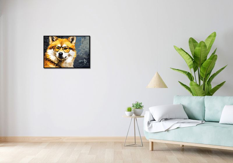 Plakat 66,5x46,5cm Intelektualny Psiak zdjęcie 4