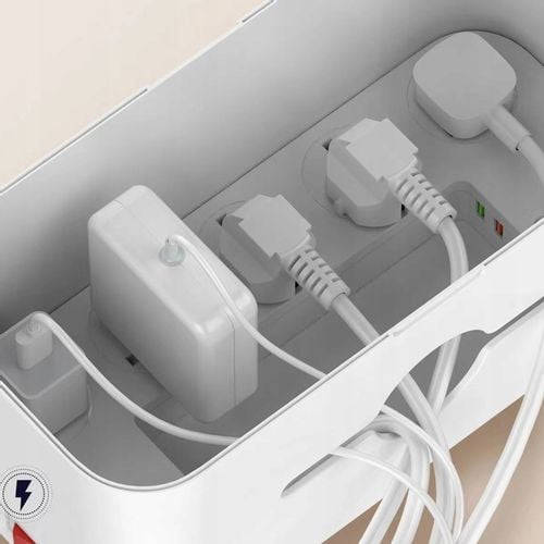 Ładowarka Listwa Zasilacz Organizer Kabli USB QI na Arena.pl