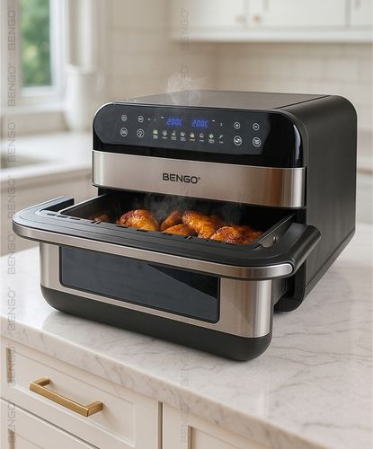 Frytkownica beztłuszczowa RODZINNA dual AIRFRYER 10L 2800W WiFi Tuya na Arena.pl