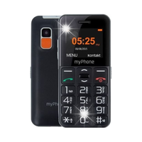 MYPHONE HALO EASY - TELEFON DLA SENIORA RADIO SOS CZARNY