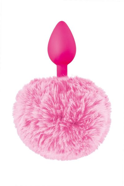 Pink Pompom Anal Plug zdjęcie 1