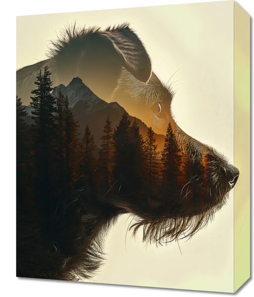 Obraz 40x50cm Psi Duch Lasu zdjęcie 1