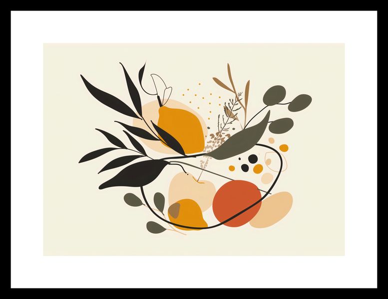 Plakat 29,7x21cm Botaniczny Wir zdjęcie 3