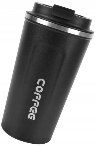Kubek termiczny COFFEE herbatę Stal Czarny termos kawę szczelny 510ML na Arena.pl