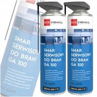 SMAR DO BRAM GARAŻOWYCH PROWADNIC ZAMKÓW ZAWIASÓW KŁÓDEK SPRAY ZESTAW