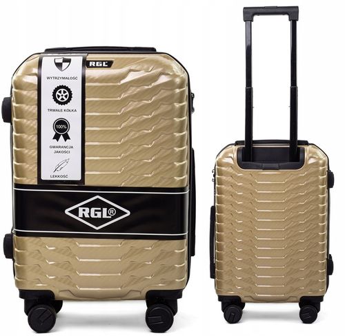 MAŁA WALIZKA KABINOWA L NA 4 KÓŁKACH PODRÓŻNA TORBA POLICARBON RGL na Arena.pl
