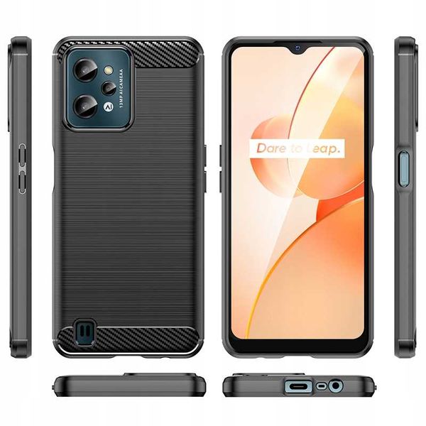 Spacecase Carbon Realme C31 Czarny zdjęcie 9