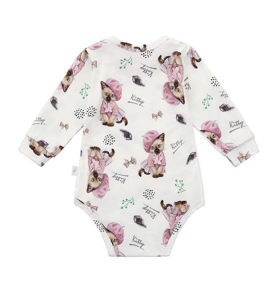 Body z długim  rękawem Kotek 80 zdjęcie 2