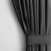 CURT/AH/VELVET/EYELETS/CHARCOAL/N/140X245/1PC