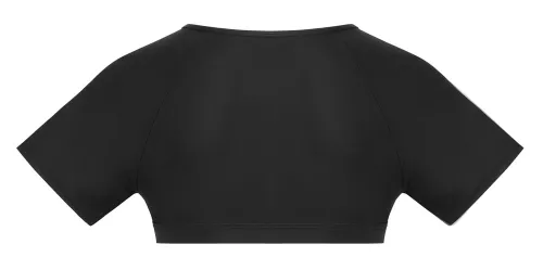 svenjoyment top męski z siateczką i paskiem pod biustem czarny l na Arena.pl