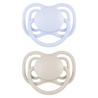 CANPOL Smoczek uspokajający symetryczny DENTAL AIR 18m+ NIEBIESKI