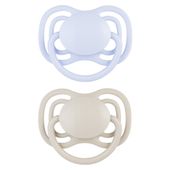 CANPOL Smoczek uspokajający symetryczny DENTAL AIR 18m+ NIEBIESKI