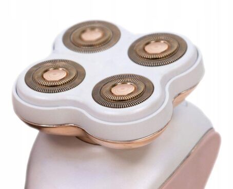 DEPILATOR DO CIAŁA GOLARKA DAMSKA MASZYNKA 4 GŁOWICE ZASILANIE USB LED na Arena.pl