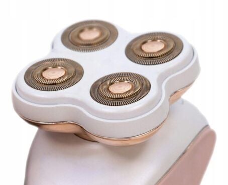 DEPILATOR DO CIAŁA GOLARKA DAMSKA MASZYNKA 4 GŁOWICE ZASILANIE USB LED zdjęcie 8